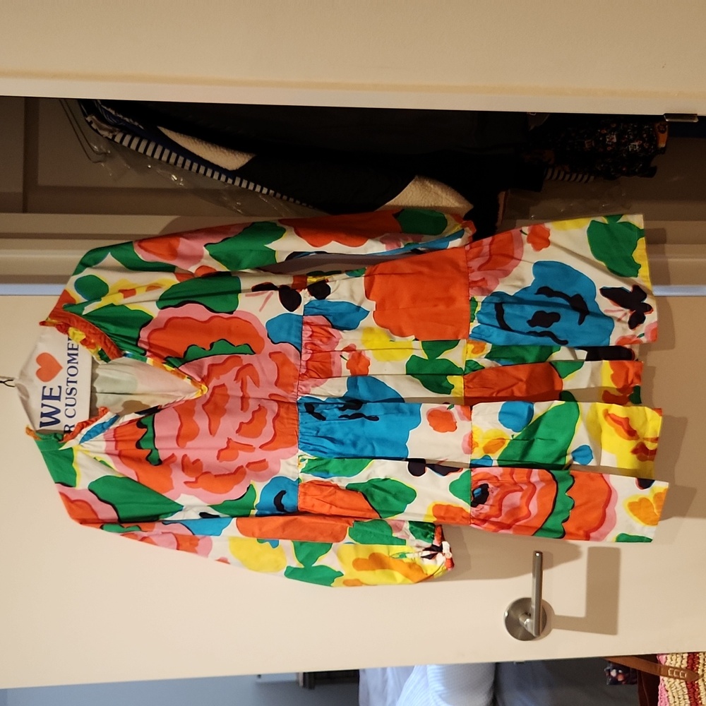 Jcrew floral print dress